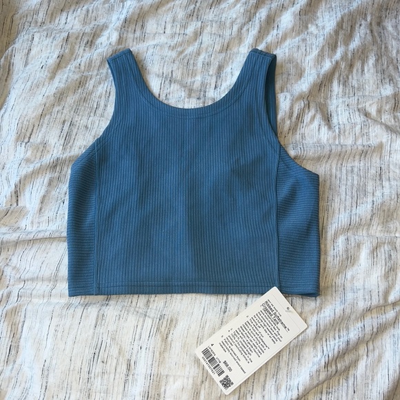 Lululemon Ribbed Softstreme Cropped Tank - Picture 2 of 6